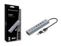 Conceptronic HUBBIES20G huby i koncentratory USB 3.2 Gen 1 (3.1 Gen 1) Type-C 5000 Mbit/s Szary