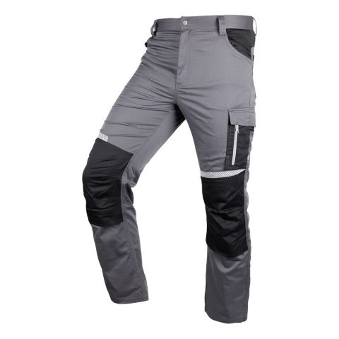 Spodnie robocze Mix&Match, szaro-czarne, rozmiar XL