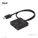 CLUB3D CSV-1384 przełącznik KVM Czarny