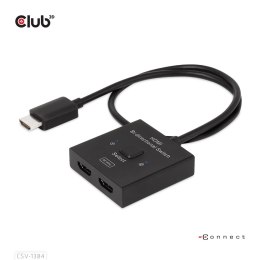 CLUB3D CSV-1384 przełącznik KVM Czarny