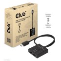 CLUB3D CSV-1384 przełącznik KVM Czarny