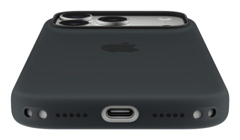 Silikonowe etui Apple iPhone 17 Pro z MagSafe - czarne