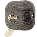 Guess GUAP2G4GSMW AirPods Pro 2 cover brązowy/brown 4G Charm Collection