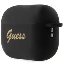 Guess GUAP2LSCHSK AirPods Pro 2 cover czarny/black Silicone Charm Heart Collection