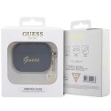 Guess GUAP2LSCHSK AirPods Pro 2 cover czarny/black Silicone Charm Heart Collection