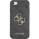 Guess GUHCI84GMGGR iPhone 7/8/SE 2020/ 2022 szary/grey hardcase 4G Big Metal Logo