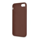 Guess GUHCI8G4GLBR iPhone 7/8/SE 2020 / SE 2022 brązowy/brown hard case 4G Stripe Collection