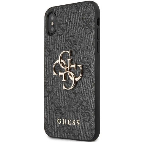 Guess GUHCPX4GMGGR iPhone X/XS szary/grey hardcase 4G Big Metal Logo