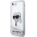 Karl Lagerfeld KLHCI8LNKHCH iPhone 7/8/ SE 2020/2022 srebrny/silver hardcase Glitter Karl Head