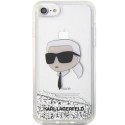 Karl Lagerfeld KLHCI8LNKHCH iPhone 7/8/ SE 2020/2022 srebrny/silver hardcase Glitter Karl Head