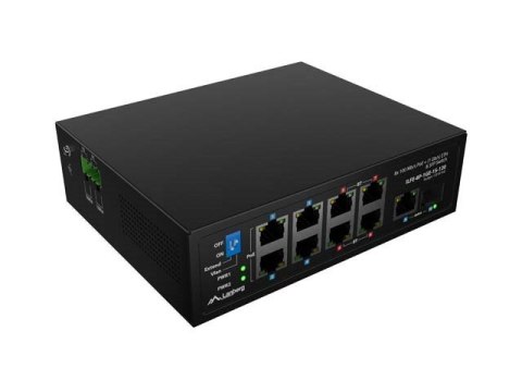 LANBERG SWITCH LIGHT INDUSTRIAL POE 4XBT 4XAT SFP+ETH DIN NIEZARZĄDZALNY FAST ETHERNET