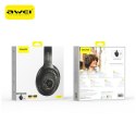 Słuchawki nauszne bezprzewodowe AWEI AT30 Bluetooth 6.0 czarne