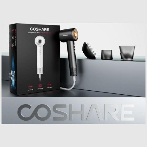 Suszarka do włosów COSHARE SuperFlow1 Professional HD10EP czarny