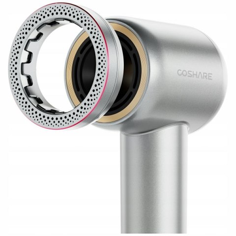 Suszarka do włosów COSHARE SuperFlow1 Standard HD10E srebrny