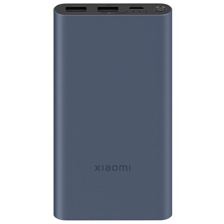 Xiaomi | Power Bank | 10000 mAh | 1 x USB-C, 2 x USB A | Niebieski