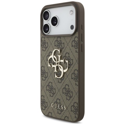 Etui Guess 4G Big Logo do iPhone 18 Pro / 17 Pro brązowy