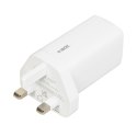 ŁADOWARKA SIECIOWA I-BOX C-65 GAN PD65W KABEL, BIAŁA