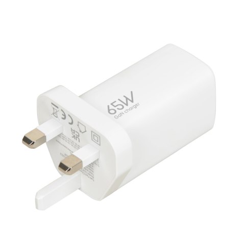 ŁADOWARKA SIECIOWA I-BOX C-65 GAN PD65W KABEL, BIAŁA