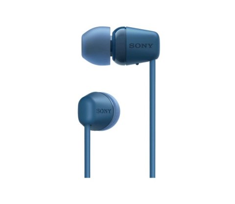 Sony WI-C100 Zestaw słuchawkowy Bezprzewodowy Douszny Połączenia/muzyka Bluetooth Niebieski