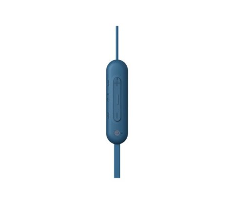 Sony WI-C100 Zestaw słuchawkowy Bezprzewodowy Douszny Połączenia/muzyka Bluetooth Niebieski