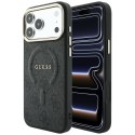 Etui Guess Embossed 4G Classic MagSafe do iPhone 18 Pro / 17 Pro czarny