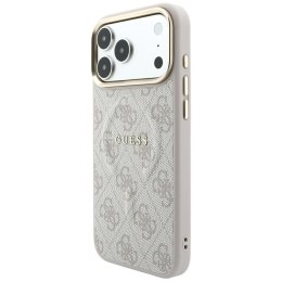 Etui Guess Embossed 4G Classic MagSafe do iPhone 18 Pro / 17 Pro różowy