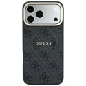 Etui Guess Embossed 4G Classic MagSafe do iPhone 18 Pro Max / 17 Pro Max czarny