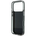 Etui Karl Lagerfeld IML Rhinestones Allover and Electroplated Logo do iPhone 18 Pro / 17 Pro czarny