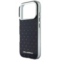 Etui Karl Lagerfeld IML Rhinestones Allover and Electroplated Logo do iPhone 18 Pro Max / 17 Pro Max czarny