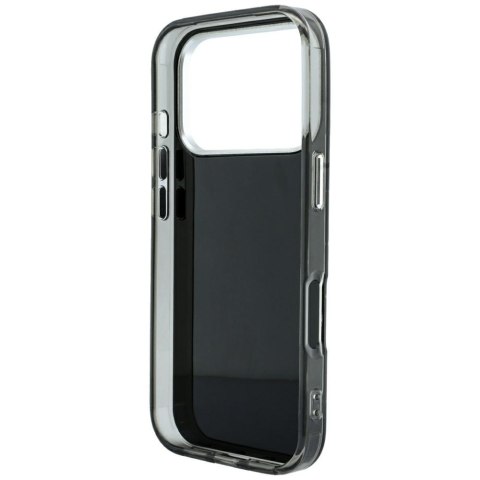 Etui Karl Lagerfeld IML Rhinestones Allover and Electroplated Logo do iPhone 18 Pro Max / 17 Pro Max czarny