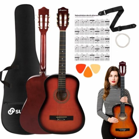 SUPRIMO CGS2 SB - gitara klasyczna 4/4, sunburst
