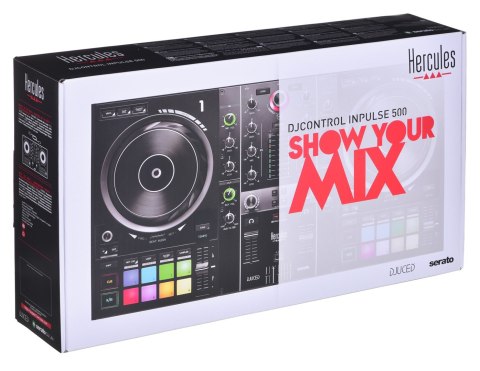 Hercules DJControl Inpulse 500 - 2-kanałowy kontroler DJ-ski