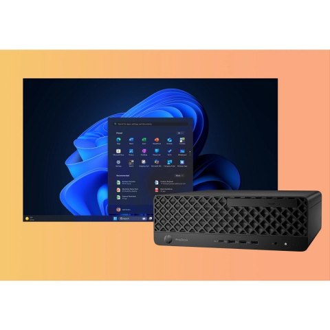 HP ProDesk 4 SFF G1i AI PC Intel Core Ultra 5 225 16 GB DDR5-SDRAM 512 GB SSD Windows 11 Pro Czarny