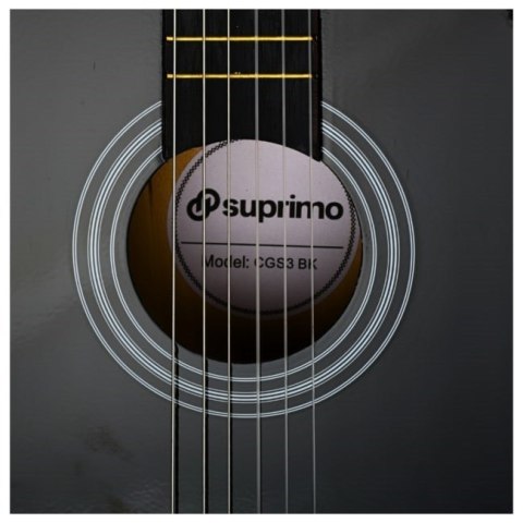 SUPRIMO CGS3 BK - gitara klasyczna 4/4, czarna