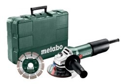 METABO SZLIFIERKA KĄT.125 W 850-125 SET +TARCZA DIAMENTOWA WALIZKA