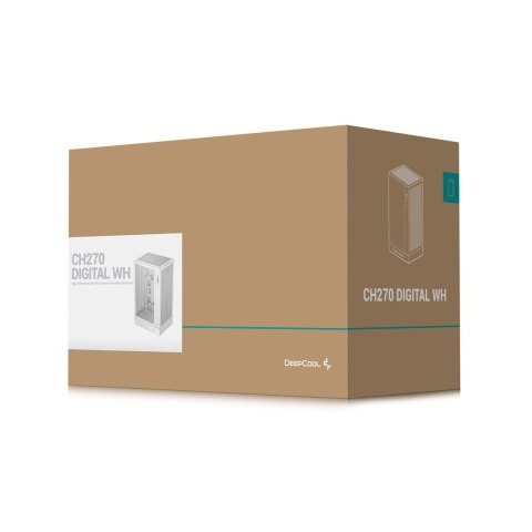 Obudowa DeepCool CH270 Digital WH (R-CH270-WHNDM0-G-1)