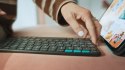 Logitech Flip Folio QWERTZ Niemiecki Bluetooth Grafitowy