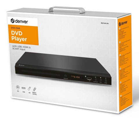 Odtwarzacz DVD Denver DVH-1245 5.1-kanałowy z HDMI, dekoder dolby