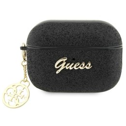 Guess GUAP2GLGSHK AirPods Pro 2 cover czarny/black Glitter Flake 4G Charm