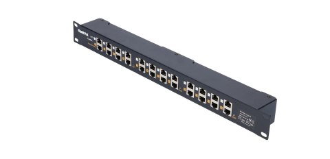 Extralink Gigabit PoE Injector 12 Portowy 12x 1000Mb/s RJ45, Obudowa Rack