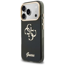 Etui Guess IML 4G Script Metal do iPhone 18 Pro / 17 Pro czarny
