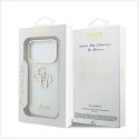Etui Guess IML 4G Script Metal do iPhone 18 Pro Max / 17 Pro Max biały