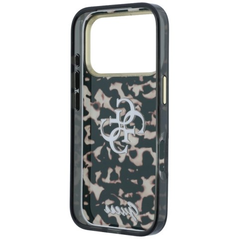 Etui Guess IML 4G Script Metal do iPhone 18 Pro Max / 17 Pro Max tortoise