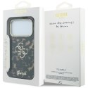 Etui Guess IML 4G Script Metal do iPhone 18 Pro Max / 17 Pro Max tortoise