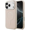 Etui Karl Lagerfeld Embossed Open Ring RSG Logo MagSafe do iPhone 18 Pro / 17 Pro różowy