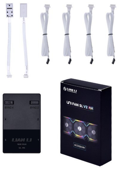 Sterownik Lian Li UNI HUB SL-INF, L-Connect 3 - biały