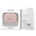 Guess GUAP2LSCHSP AirPods Pro 2 cover różowy/pink Silicone Charm Heart Collection