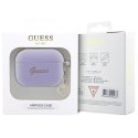 Guess GUAP2LSCHSU AirPods Pro 2 cover purpurowy/purple Silicone Charm Heart Collection