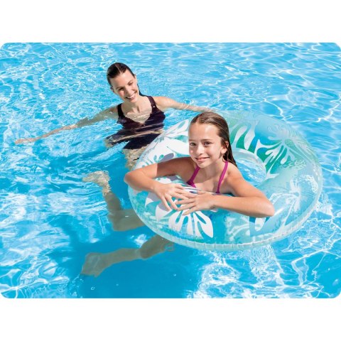 Kółko do pływania średnica 91 cm 3 kolory INTEX 59251 pomarańczowy