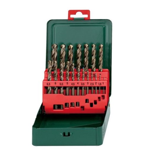 METABO ZESTAW WIERTEŁ HSS-CO 19cz. 1-10mm